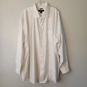 Pronto Uomo Dress Shirt Men's 20 36-37 Tall Corporate Business Boardroom Classic